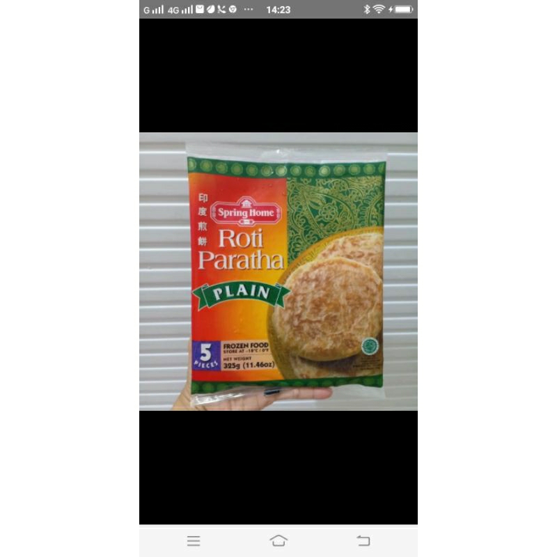 Jual Roti Paratha Plain 325 gram | Shopee Indonesia