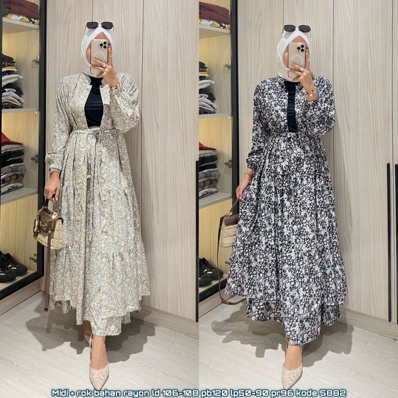 Jual MIDI rok set | Shopee Indonesia