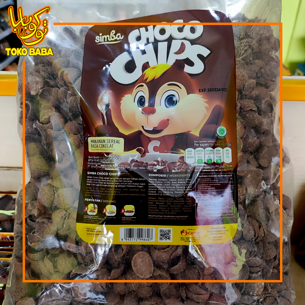 Jual Cereal SIMBA Choco Chips Bag 950 gr | Shopee Indonesia