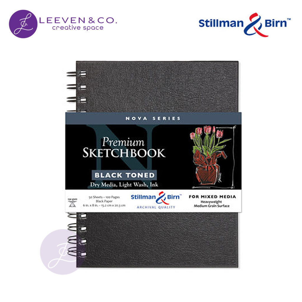 Stillman & Birn Nova Sketchbook - Wirebound - 6" X 8" - Mixed Trio