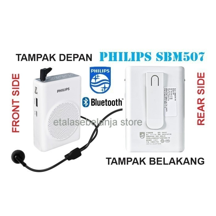 Jual Speaker Pinggang Waistband Bluetooth Dari Pabrikan Merk Brand Internasional Philips Sbm