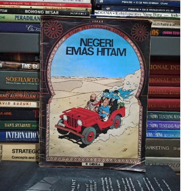 Jual Buku Original Herge Kisah Petualangan Tintin Negeri Emas Hitam