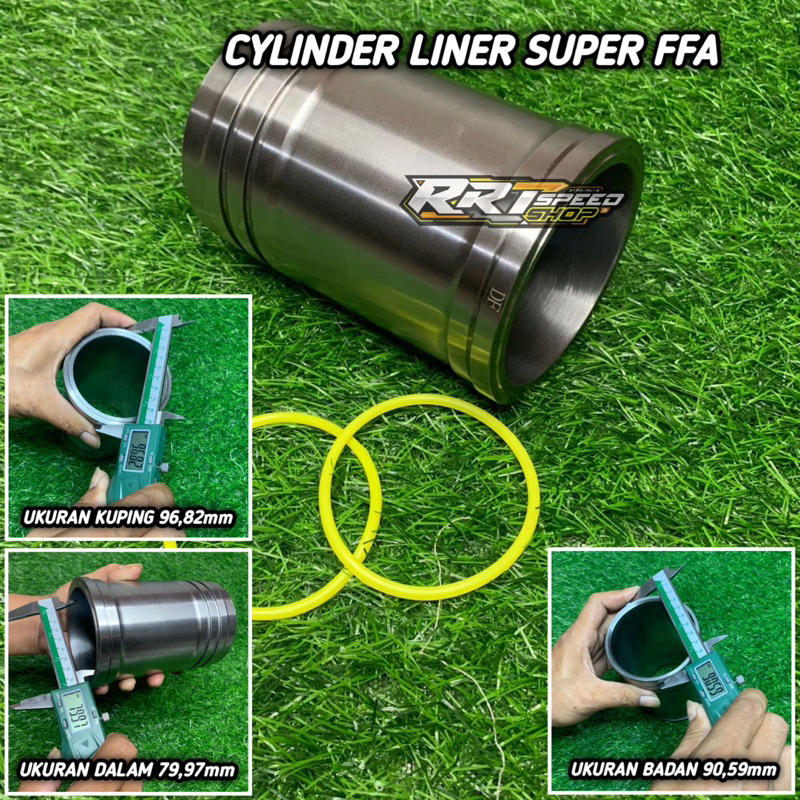 Jual CYLINDER LINER BORING SUPER FFA MONSTER PISTON 80 90 mm Shopee