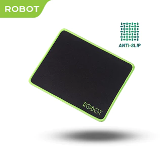 ROBOT Mousepad Anti Slip RP05 Size S M L XL Gaming Polos Hitam Murah Rubber Original