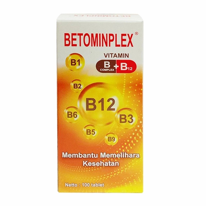 Jual BETOMINPLEX / BETOMIN PLEX ISI 100 TABLET ( VITAMIN B COMPLEX + B ...