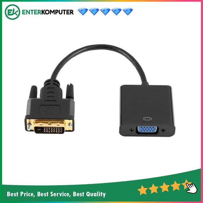 Jual active adapter dvi d to vga standard shopee indonesia