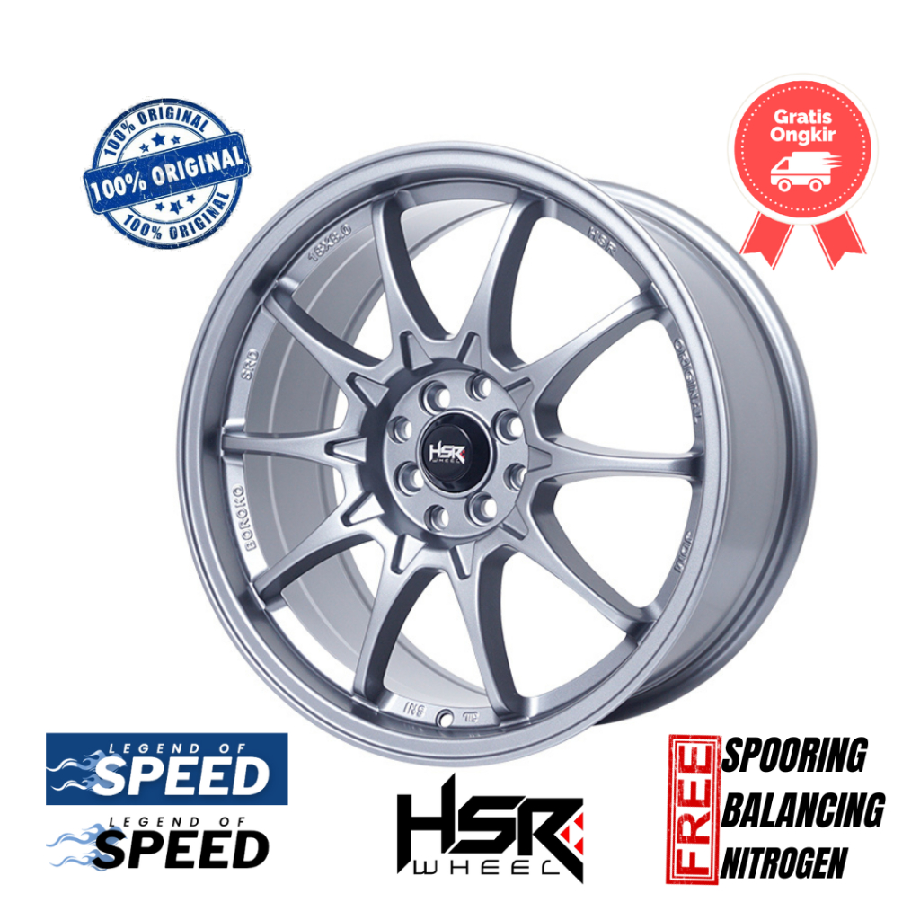 Jual Velg HSR Ring 18 BOROKO SRD (Rocky, Raize, HRV, Innova Dll ...