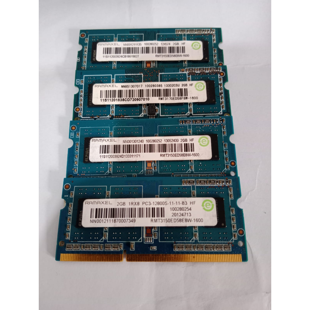 2gb 1rx8 Ramaxel 2gb Rmt3150ed58e8w 1600 Ramaxel RMT3010EC58E8F
