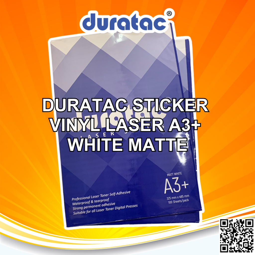 Jual DURATAC - Sticker Vinyl PP Film Digital Print Laser Toner A3 ...
