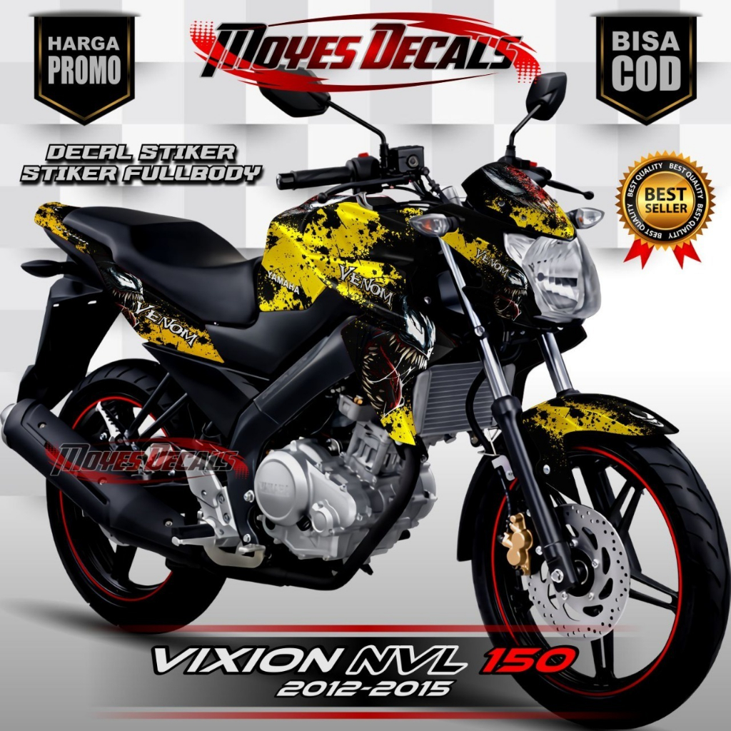Jual Decal Fullbody Motor Vixion NVL 150 - Stiker Fullbody Vixion NVL ...