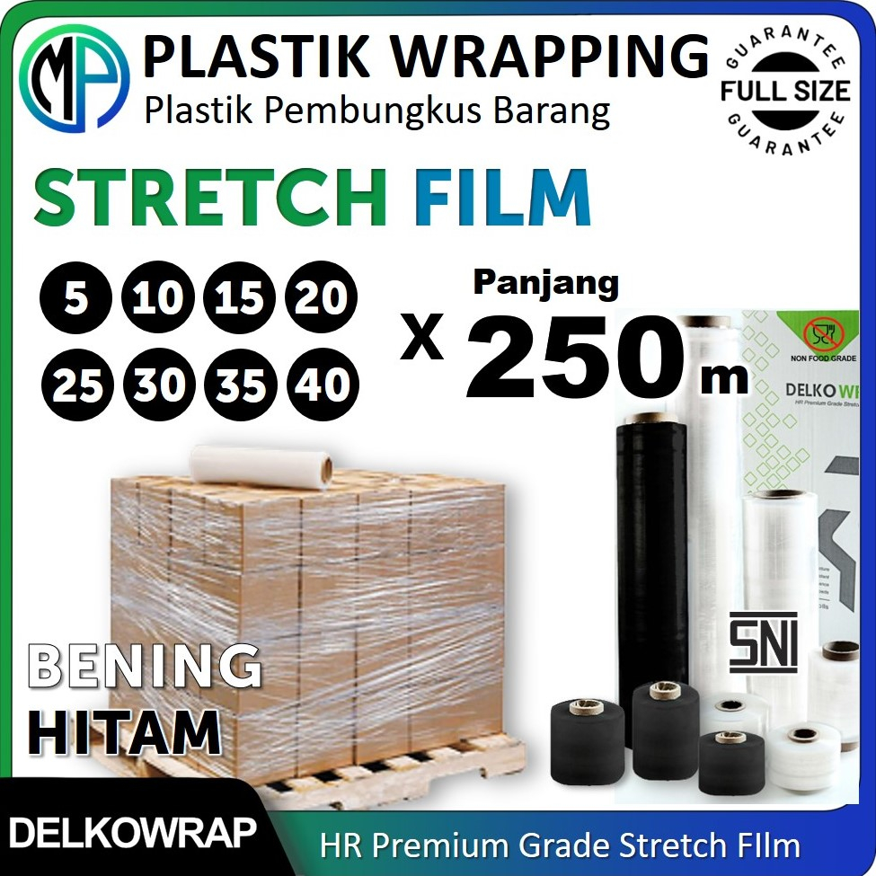 Jual Plastik Wrapping Barang Stretch Film Panjang 250 Meter Harga ...