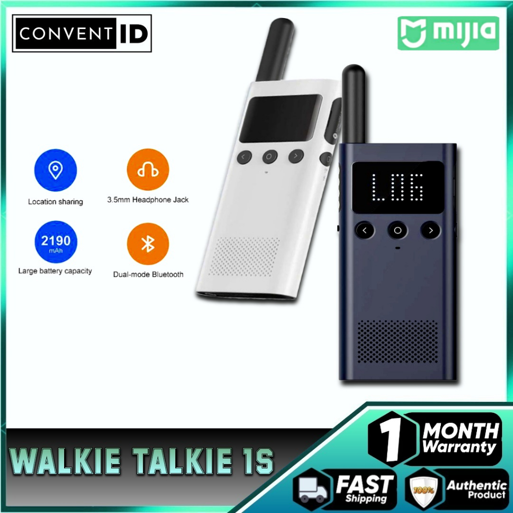 Jual Xiaomi Mijia 1S Handheld Smart HT LCD Dot Display Premium Walkie ...