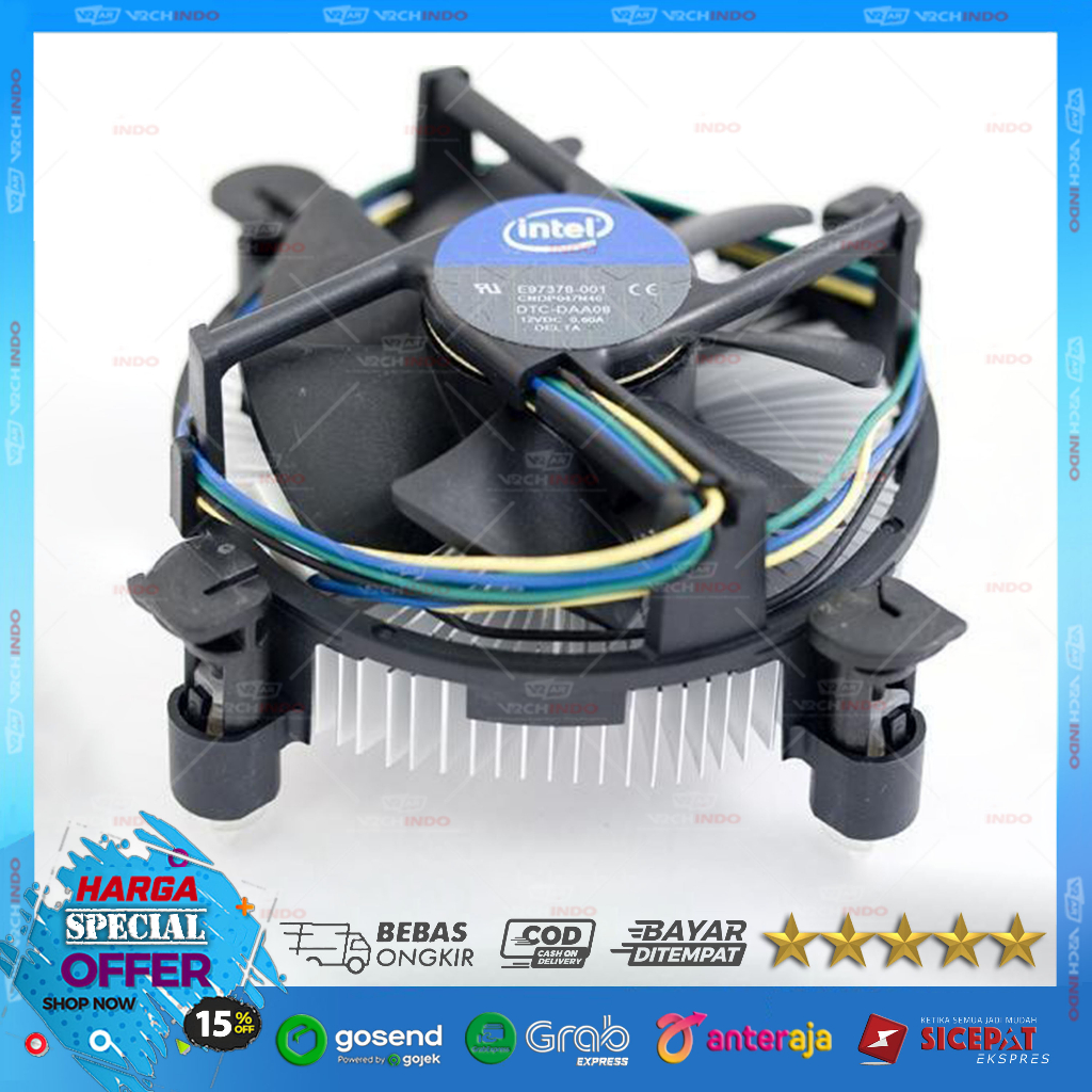 Jual Fan Processor Amd Intell Cpu Fan Cooler Heatsink Processor Shopee Indonesia