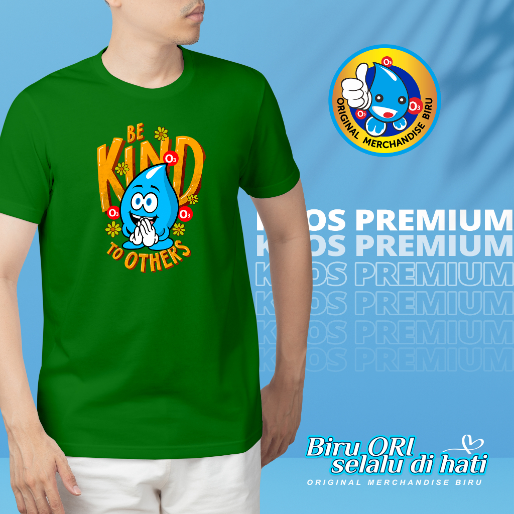 Jual Baju Kaos Tshirt Distro Atasan Pria Wanita Premium Ready Be Kind Original Merchandise