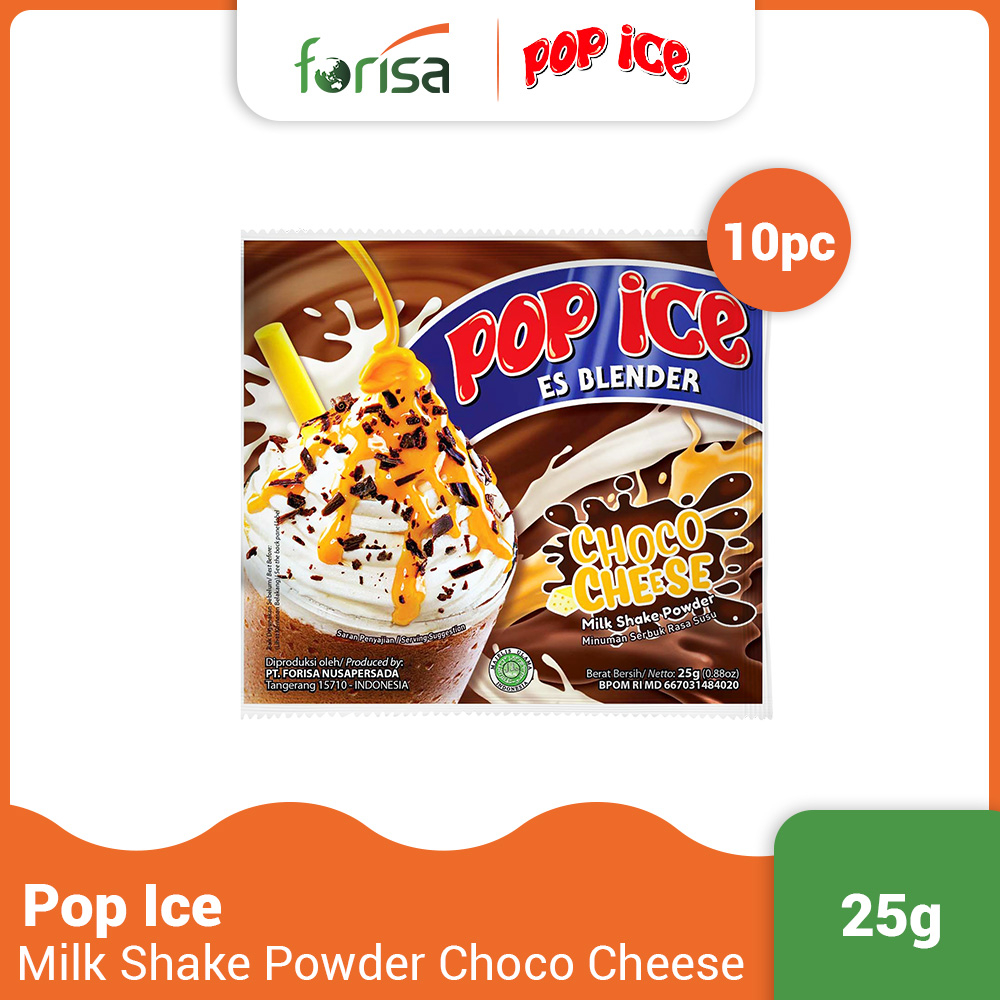 Jual Pop Ice Milk Shake Powder Choco Cheese Renceng X Gr Shopee Indonesia