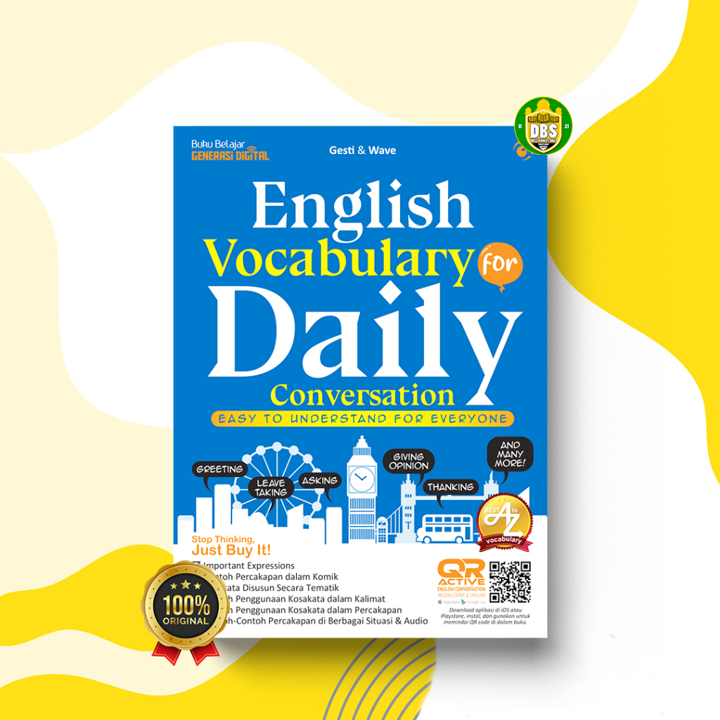 Jual BUKU BELAJAR BAHASA INGGRIS ENGLISH VOCABULARY FOR DAILY ...