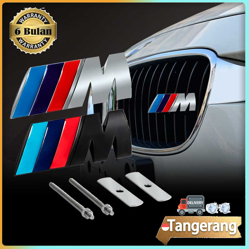 Jual Emblem Grill Logo BMW M Logo Grill BMW Black White Universal ...