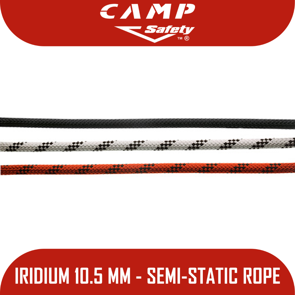 Jual Tali / Rope Semi Static Merk Camp Safety Iridium 10.5mm 2810 Shopee Indonesia