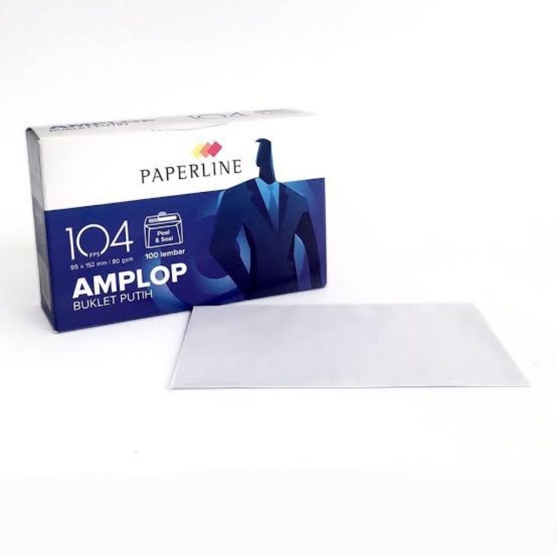 Jual Amplop Putih Paperline 104 PPS ukuran 95x152 mm | Shopee Indonesia