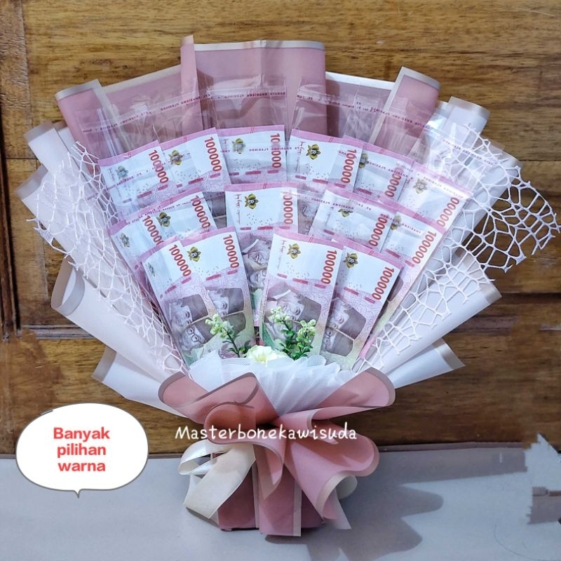 Jual BUKET UANG MAINAN / TOY MONEY BOUQUET / BUCKET UANG MAINAN