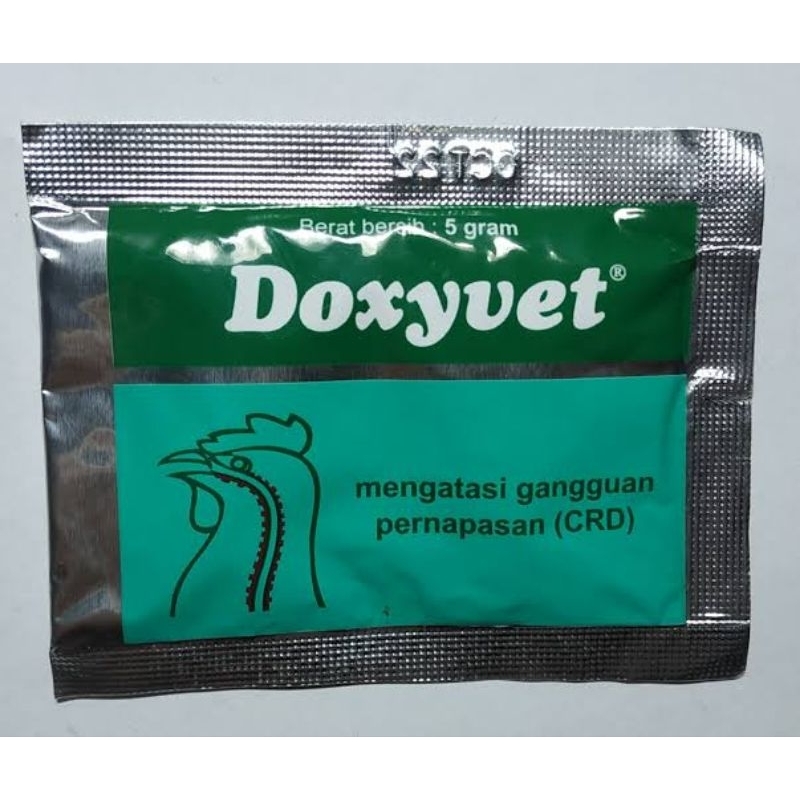 Jual DOXYVET 5GRAM UNTUK AYAM PERNAFASAN AYAM (CRD) | Shopee Indonesia