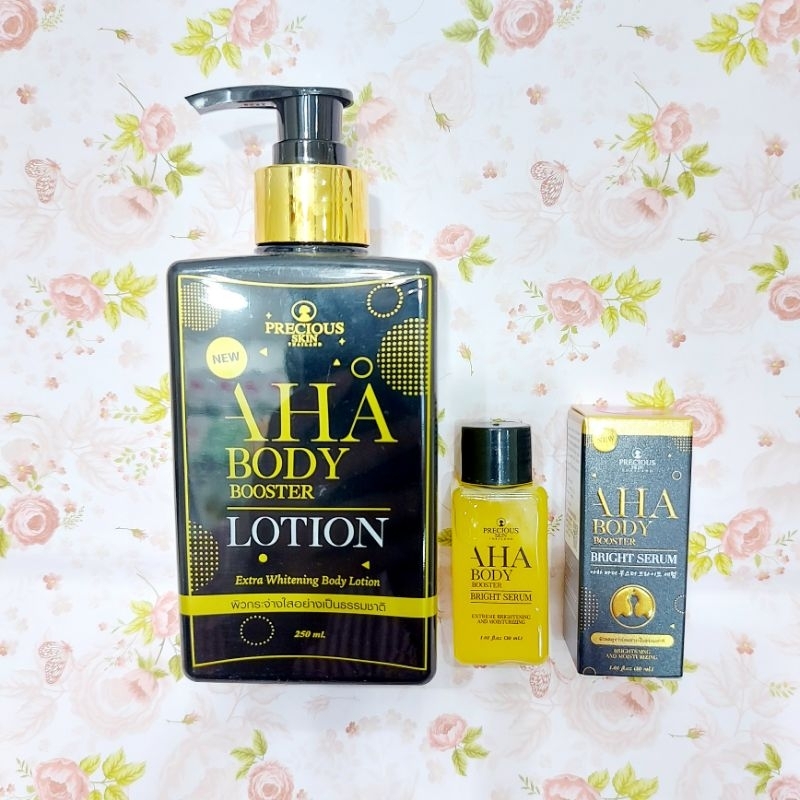 Jual Precious Skin Aha Body Booster Body Serum 30ml & Lotion Whitening 250ml Shopee Indonesia