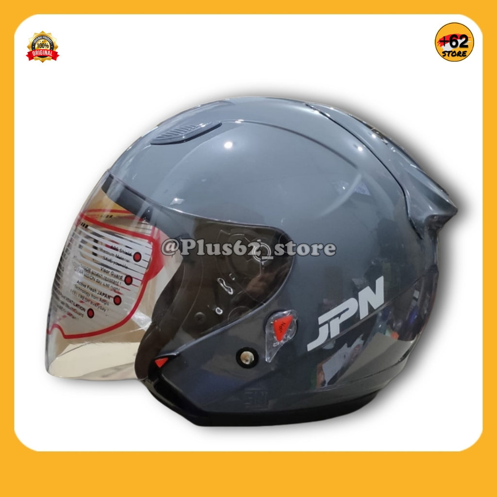 Jual Helmets Sepeda Motor Half Face Jpn Galaxy Solid Polos Original