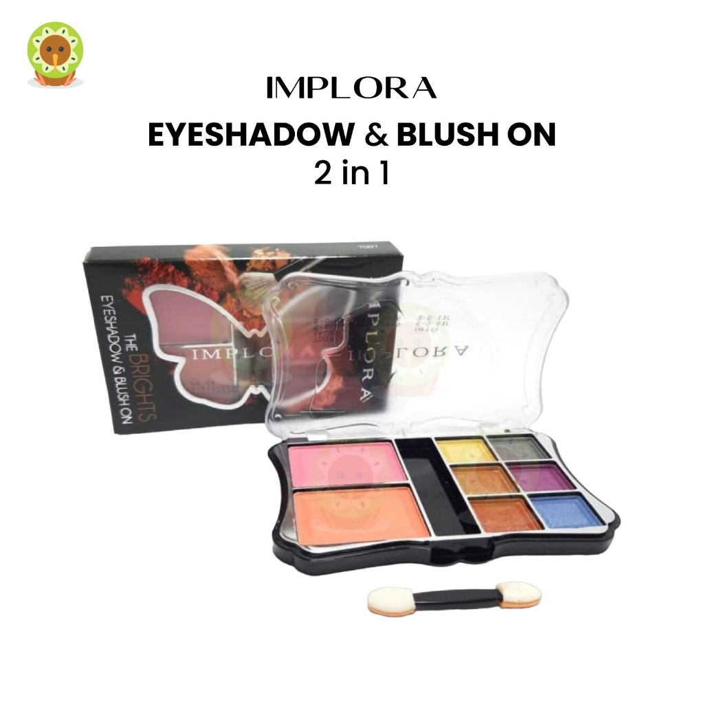 Jual IMPLORA EYESHADOW & BLUSH ON IMPLORA KUPU IMPLORA 2 IN 1