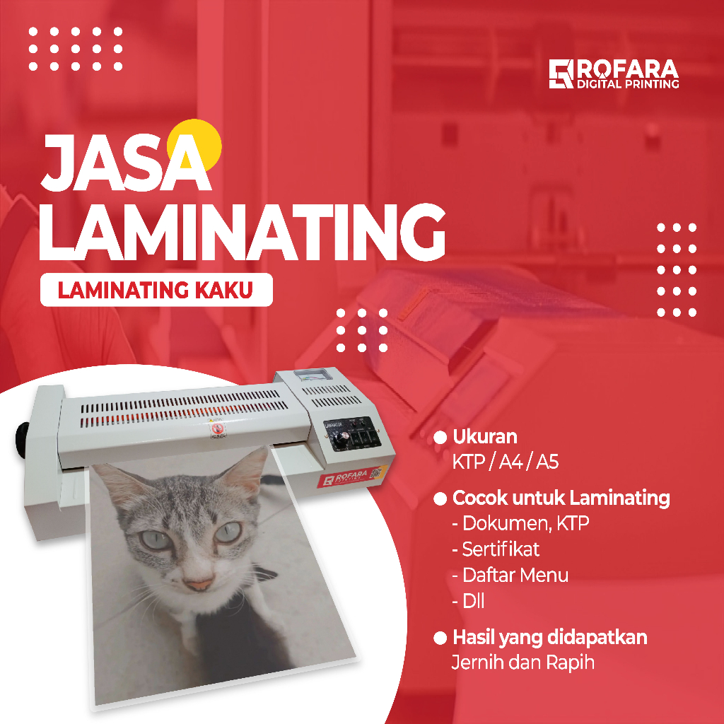 Jual Laminating Laminating Kaku Ukuran A4 / A5 Shopee Indonesia