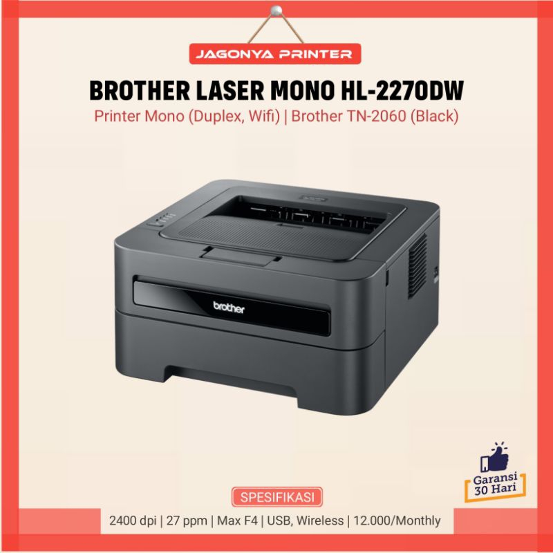Jual Brother HL 2270dw Laser Monokrom (Duplex, Wifi) Shopee Indonesia