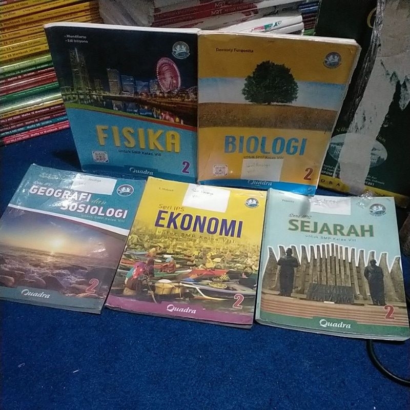 Jual Buku Paket SMP Kelas 2/8 Penerbit Quadra | Shopee Indonesia