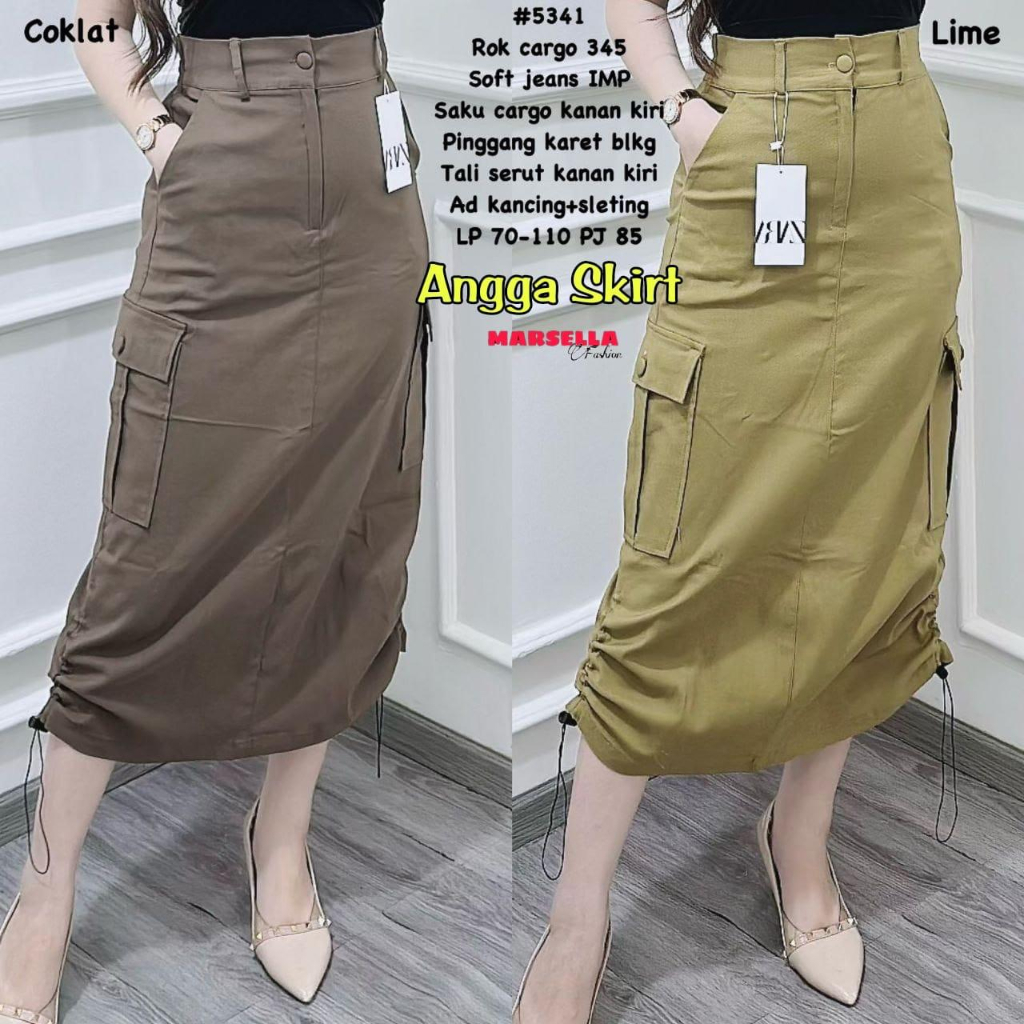 Jual ANGGA SKRT ROK KARGO BY MARSELLA / ROK CARGO SOFT JEANS | Shopee ...