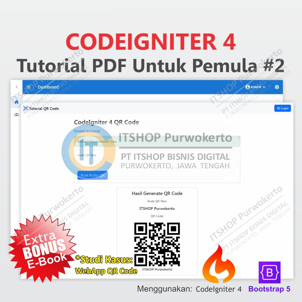 Jual Tutorial PDF Codeigniter 4 Pemula Seri 2 Ebook Dan Source Code ...