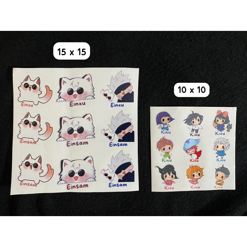 Jual ANIME DEMON SLAYER Sticker nama custom Waterproof | Shopee Indonesia