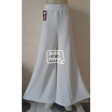 Relvia Kulot Bahan Waffel Kulit Jeruk Model Palazo.02
