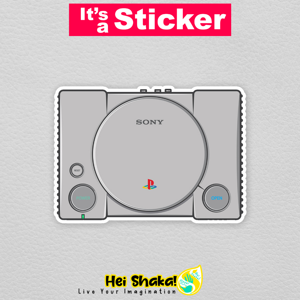 Jual Heishaka Stiker Playstation PS1 PSX Console Retro Gaming Sticker ...