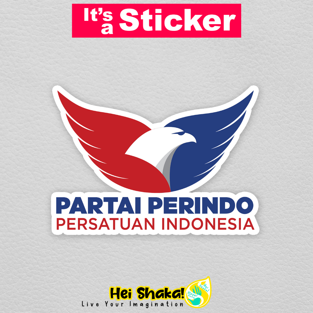 Jual Heishaka Stiker Partai Perindo Persatuan Indonesia Sticker Parpol