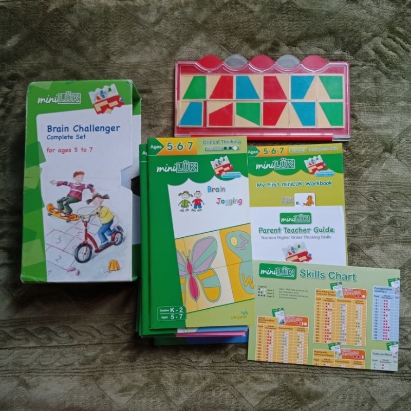 Jual miniluk brain challenger complete set preloved minilük | Shopee ...