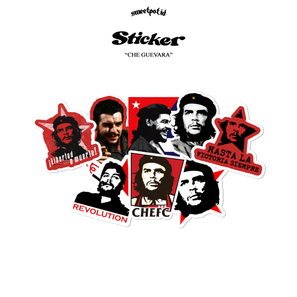 Jual (BISA COD) FULL PACK STICKER CHE GUEVARA EDITION / STIKER PUNK ...