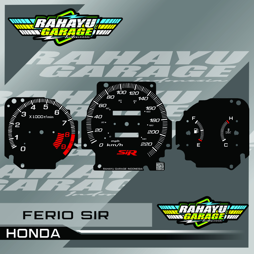Jual PANEL SPIDOMETER HONDA CIVIC FERIO REPLIKA FERIO SIR,FERIO SI,EK4 ...