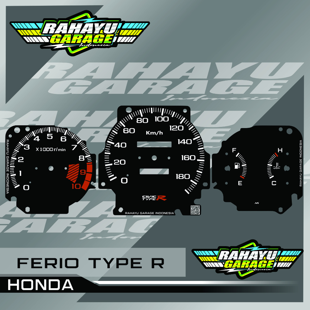 Jual PANEL SPIDOMETER HONDA CIVIC FERIO REPLIKA FERIO SIR,FERIO SI,EK4 ...