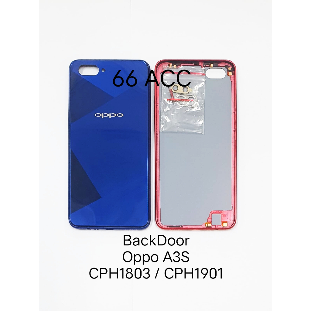 Backdoor Back Cover OPPO A3S CPH1803 CPH1901 CPH 1803 CPH 1901 Tutup  Belakang Casing Belakang