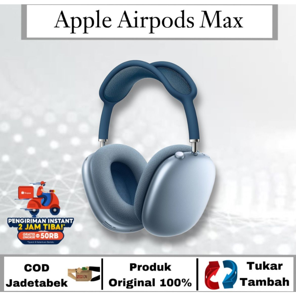 Jual Earphone Apple Airpods Pro Max | Shopee Indonesia