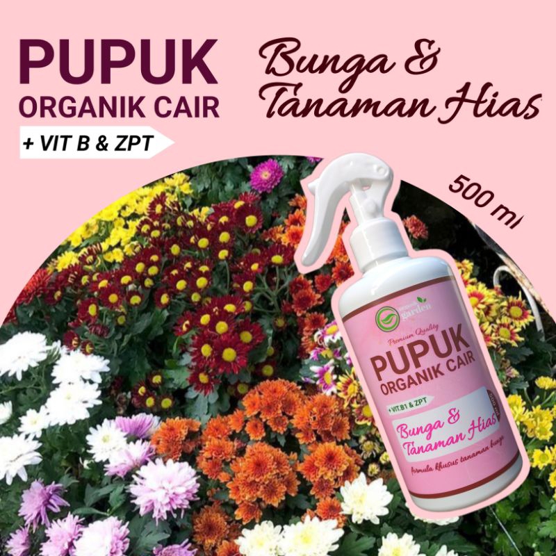 Jual PUPUK BUNGA ORGANIK CAIR SPRAY 500ML | Shopee Indonesia