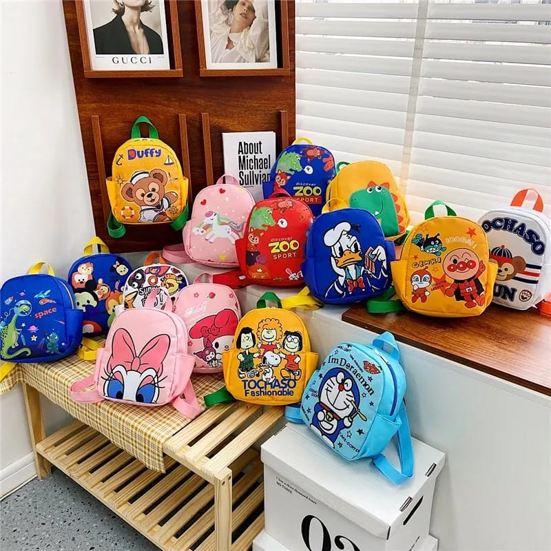 Jual Tas Ransel Gendong Anak TK & Paud Motif Kartun Untuk Umur 2 Tahun