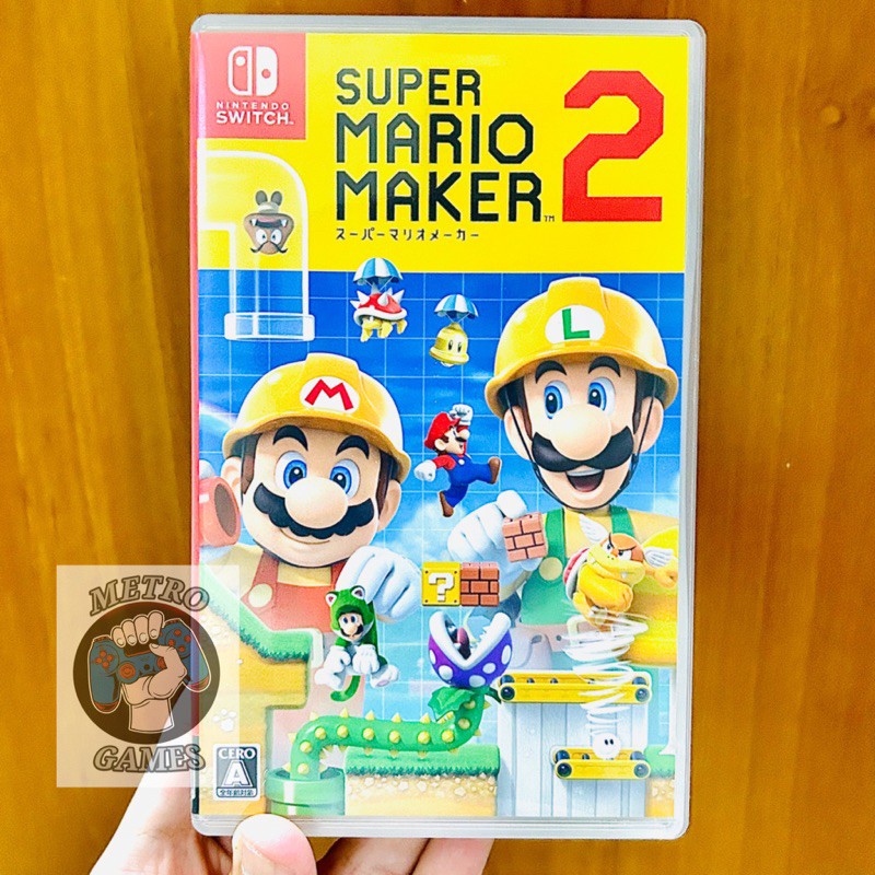 Jual Super Mario Maker 2 Switch Games Catridge Fisik Super Mario Maker