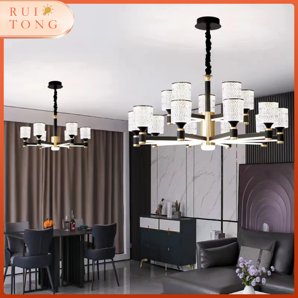 Jual Cahaya Mewah Ruang Tamu Lampu Gantung Minimalis Modern Kristal