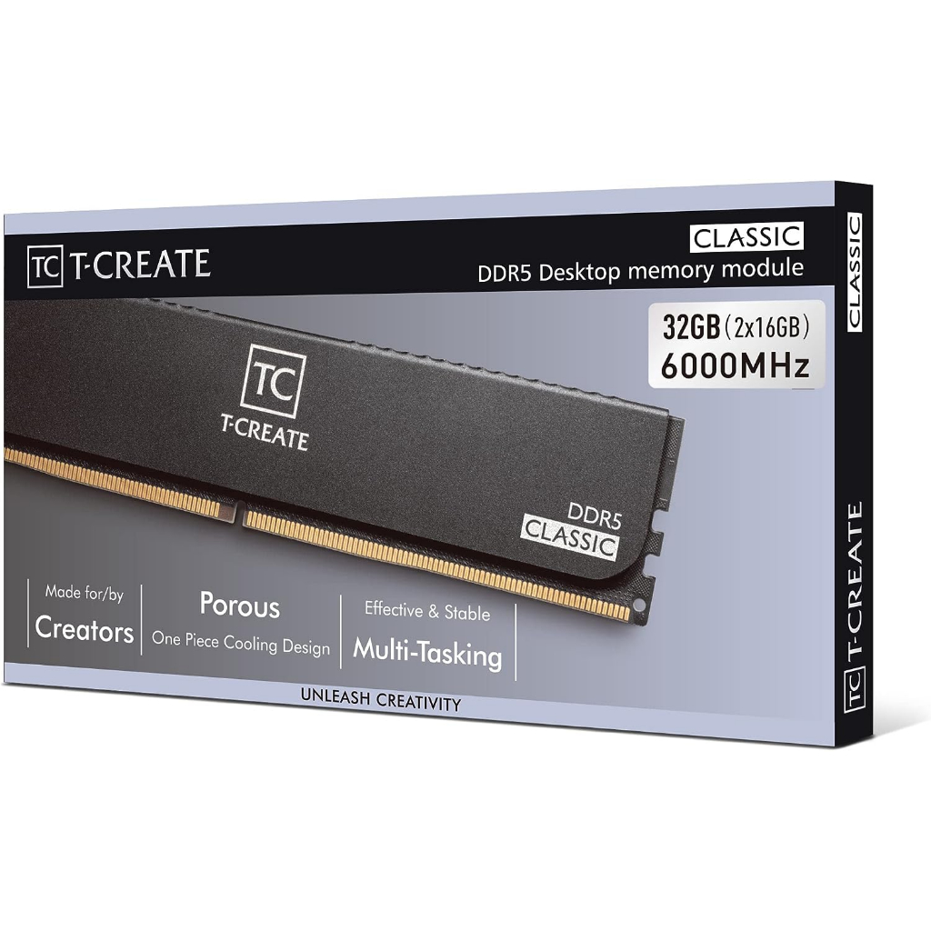 Jual Team T-Create Classic DDR5 32GB Kit 2x16GB PC 6000 Mhz Memory