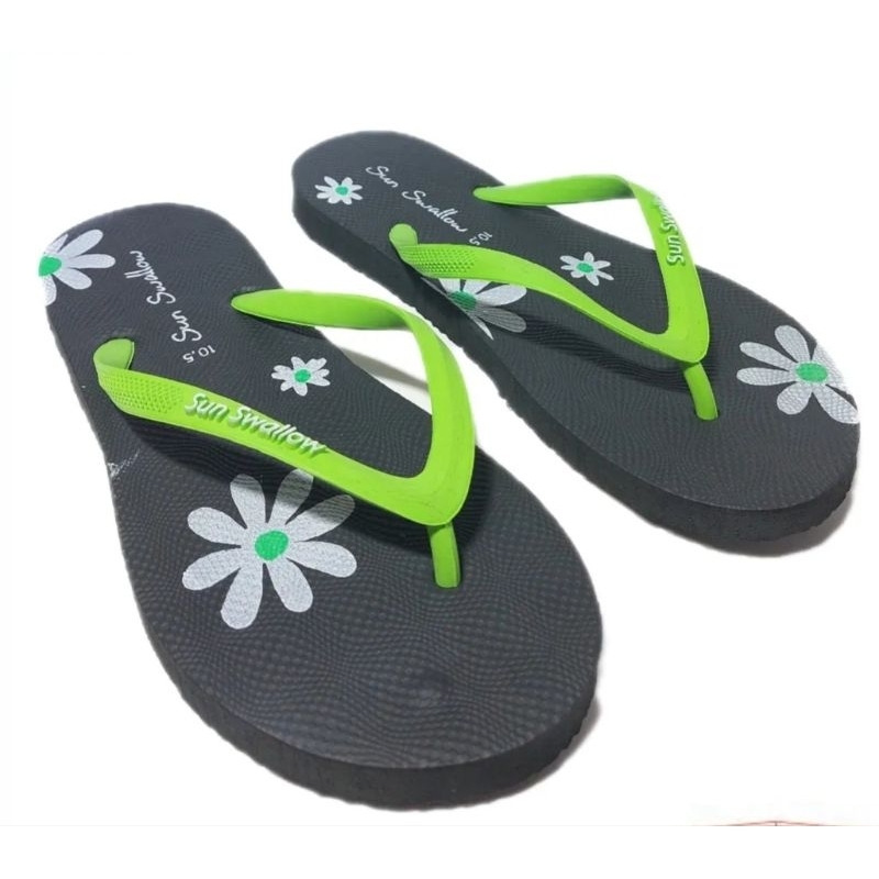 Jual Sandal Jepit Perempuan Bahan Karet Sun Swallow Aster Motif Bunga Shopee Indonesia 8077