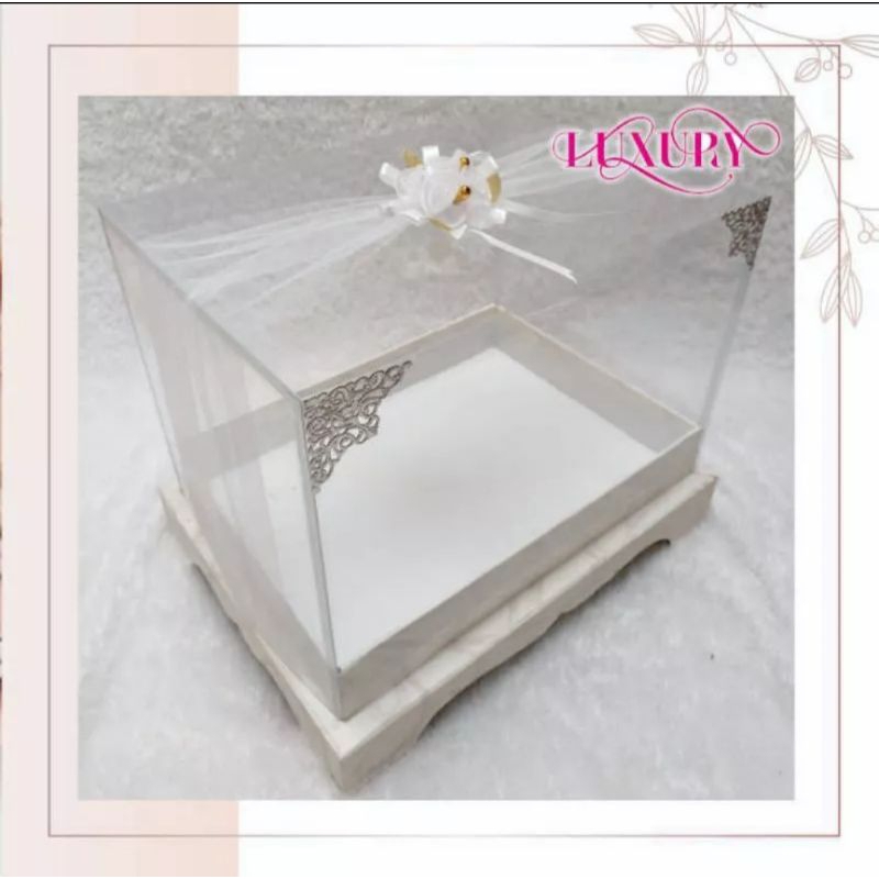 Jual Box mika kotak mahar Pernikahan Hantaran size M 25x35cm | Shopee ...